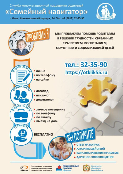 Информационные ресурсы для родителей (законных представителей).